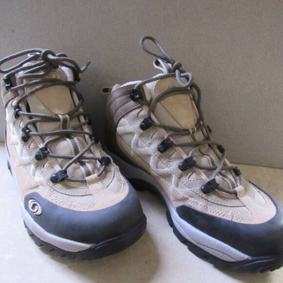 SALOMON Hiking Boots . Women's Size 10.  Tan. NWOT - Picture 3 of 8
